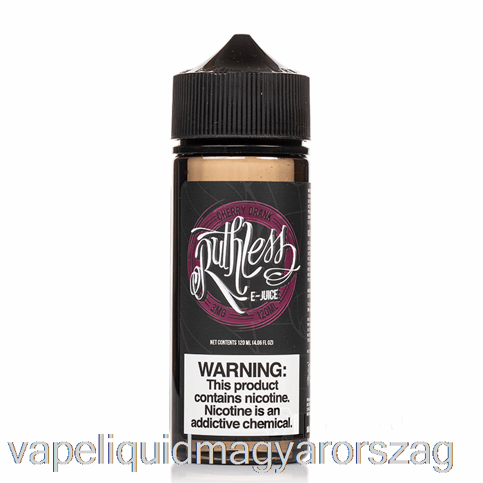 Cseresznye Ivott - Könyörtelen - 120ml 3mg Vape E Cigi